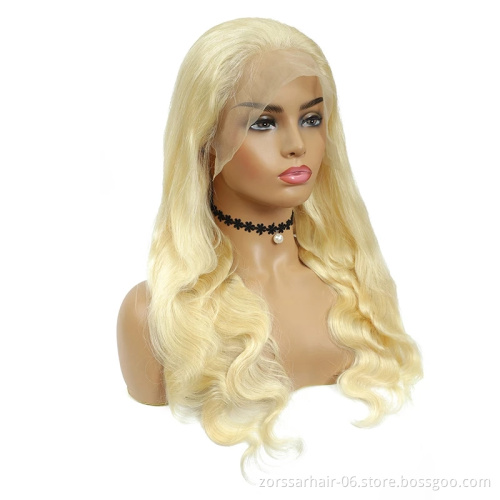 613 Blonde HD Full Lace Wigs Raw Virgin Human Hair Lace Front Wig for Black Women Peruvian 360 Lace Closure Frontal Wig